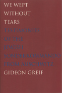 We wept without tears (książka z autografem)